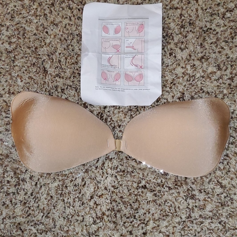 Size D Strapless Stick-on Bra